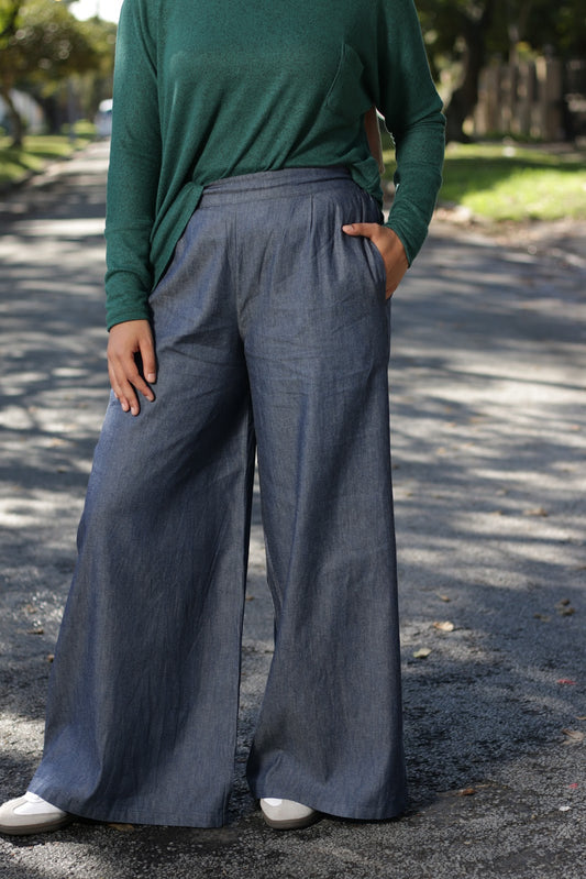 DENIM CULOTTE